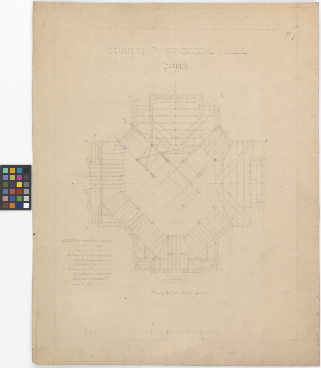 Caroli kyrka
Takkonstruktion