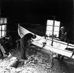 Neg nr 264, Arbete med relingslisternas passning. Foto 20.8 (1962).