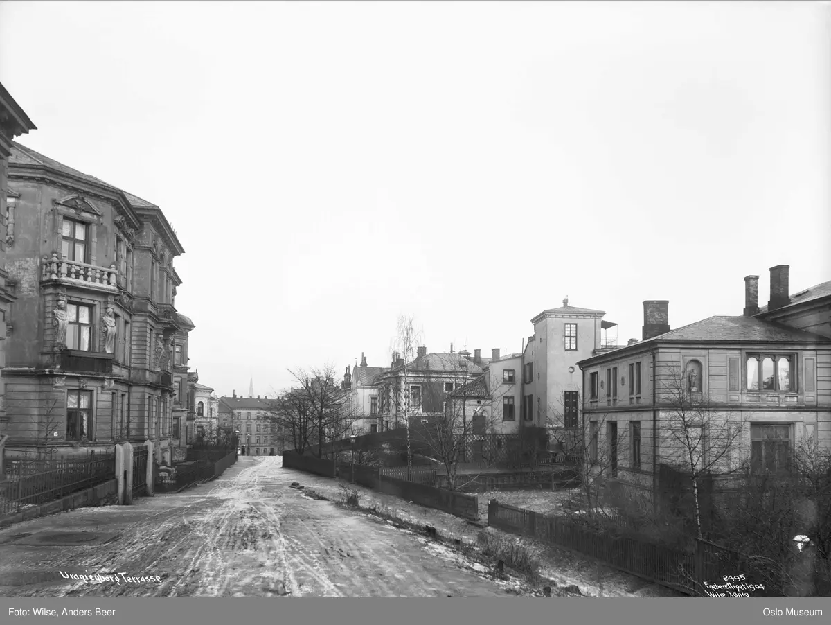 gateløp, bygårder, villaer, hager, stakitt