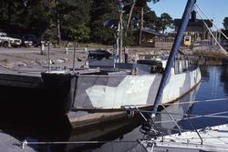 [Text diaram:] SALTIS LANDSTIGNINGSBÅT="205"