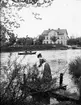 Elin och Ivar Liljefors vid Fyrisån, Svartbäcken, Uppsala 1900 - 1901