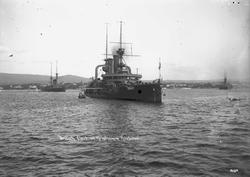 British fleet at Kristiania harbour.