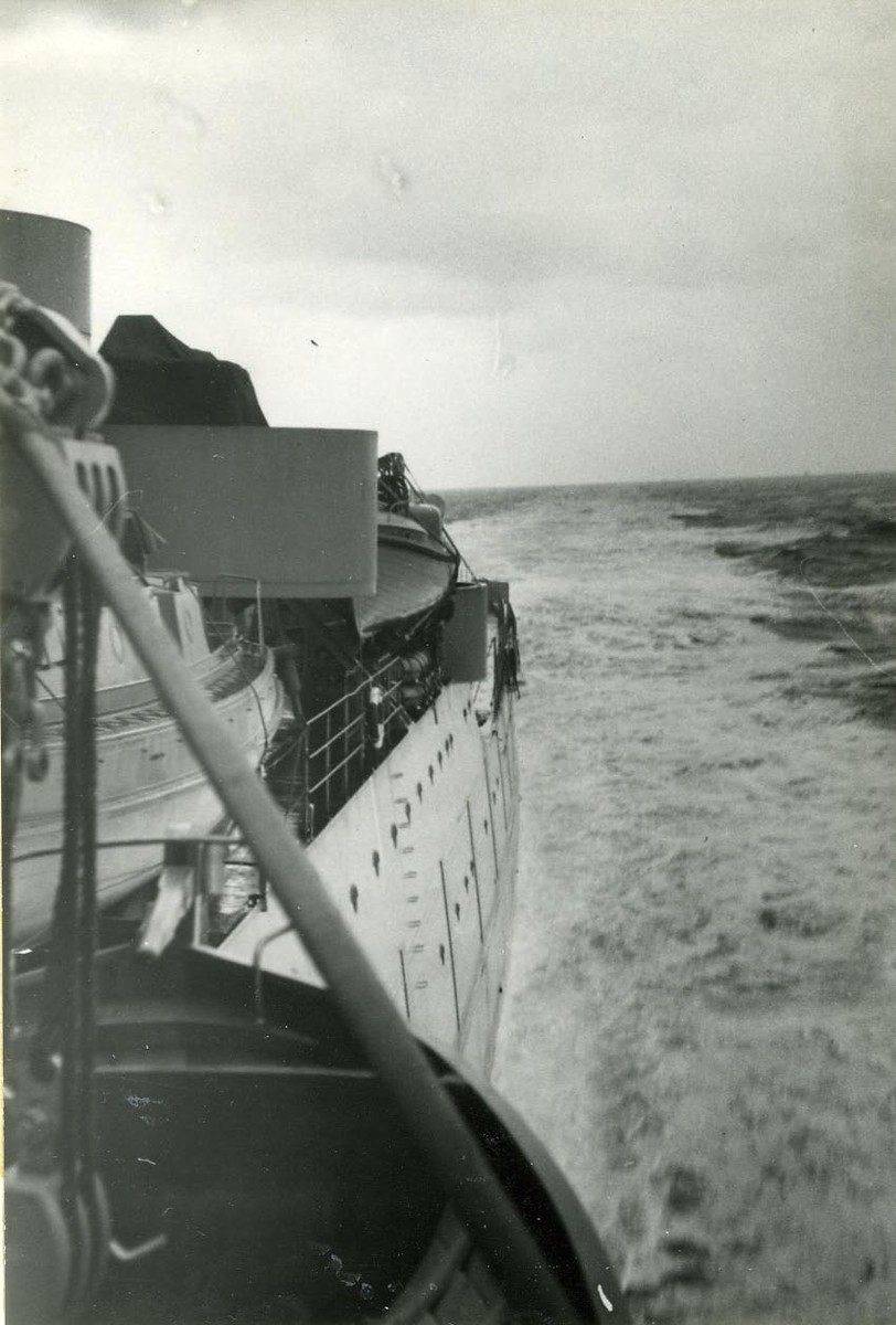 På provtur utanför Göteborg 1946.