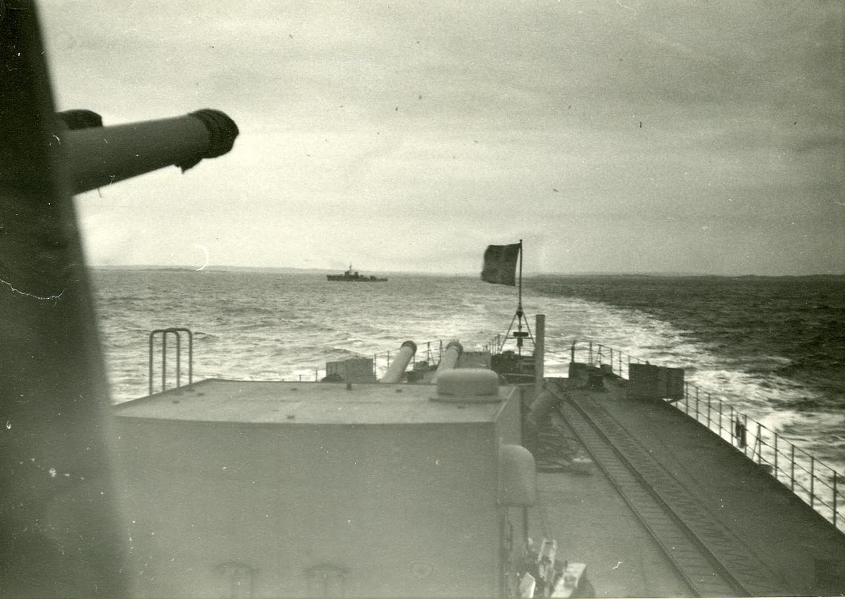På provtur utanför Göteborg dec. 1946.