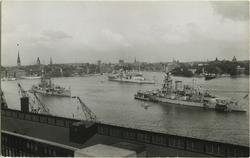 Eskaderbild tagen i maj 1934 då den amerikanska tunga kryssa