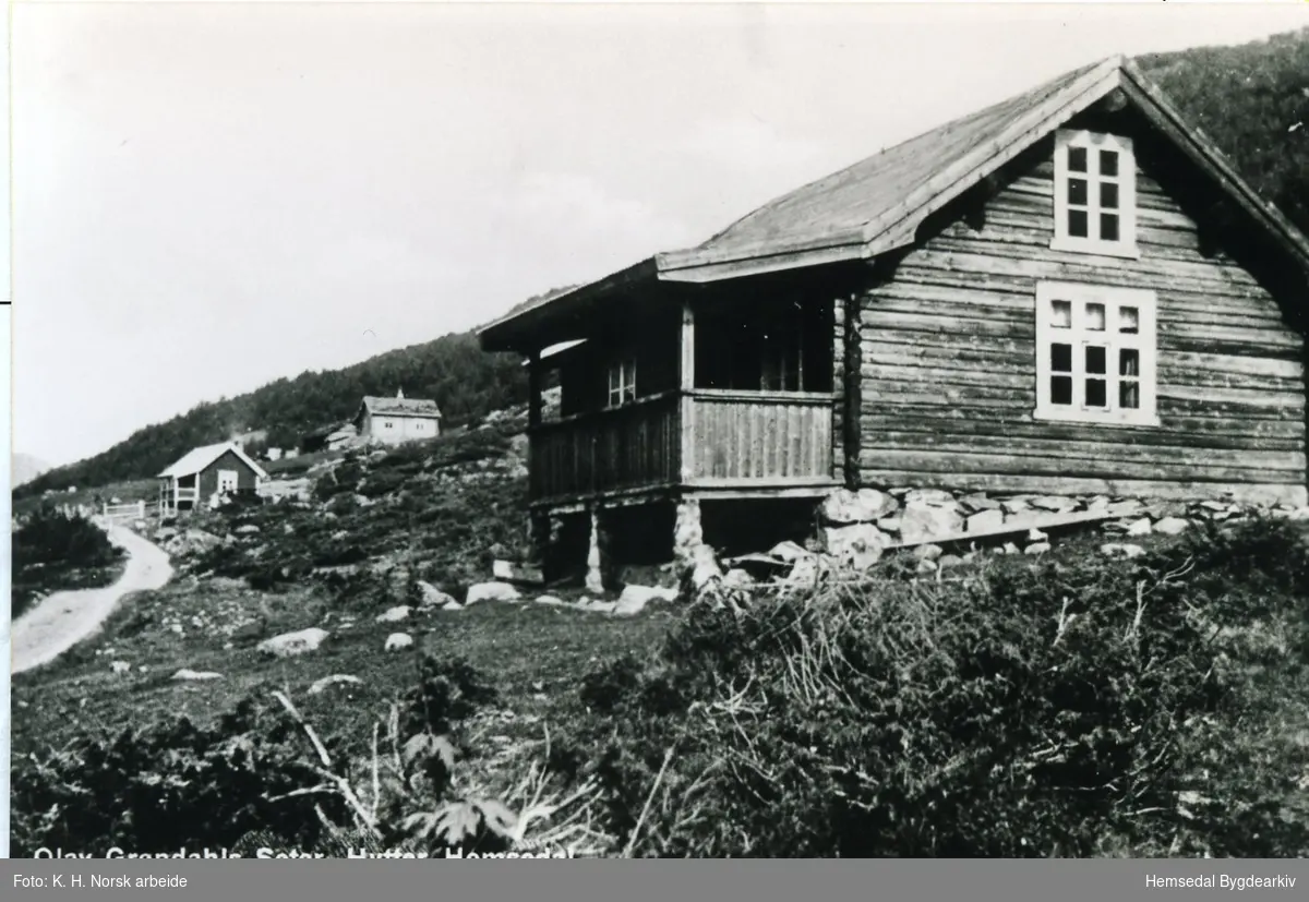 Utleigehytta som Olav Grøndalen sette opp på Torsbu sist på 1920-talet