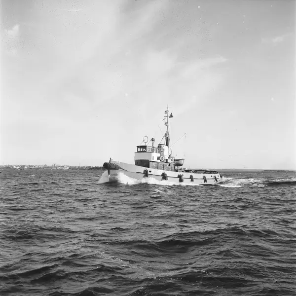 Bogserbåt Heros provtur