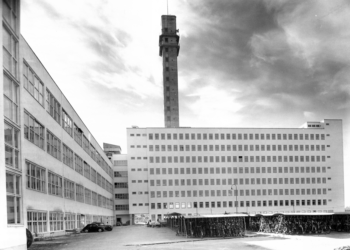 Huvudkontor och fabriksområde för AB L.M. Ericsson från 1939.