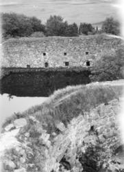 Bohus fästning, dammen; Okänd Resebilder Stockholm, Sverige,