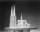 Modell av Uppsala domkyrka
