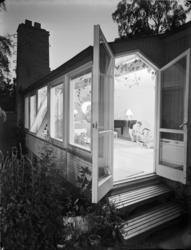 Sven Markelius villa i Kevinge, Danderyd
Trädgårdsentré i kv