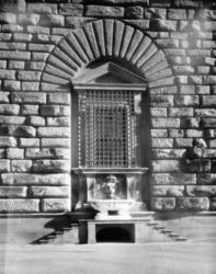 Palazzo Pitti, detalj av fasad, exteriör 
Resebilder