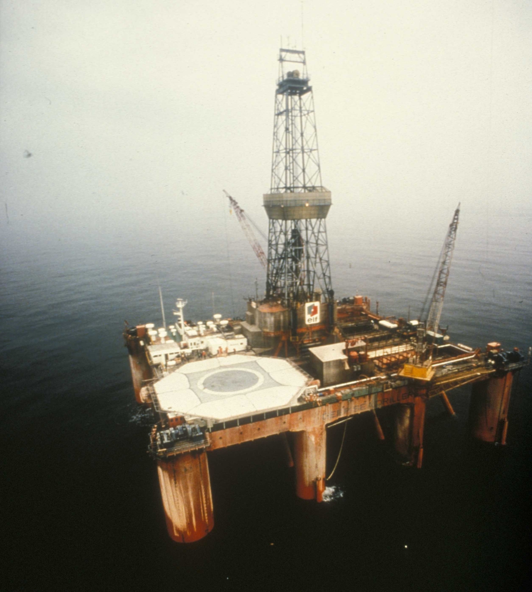 Boreriggen "Deep Sea Driller" på Friggfeltet 1975 - 1976