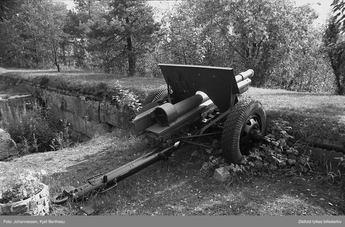 Østre batteri fra 1905, Ravneberget på Kurland i Sarpsborg.