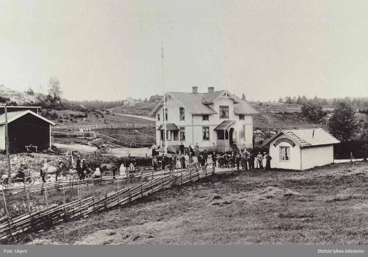 Bjørkebekk tollstasjon i Aremark ca. 1900?