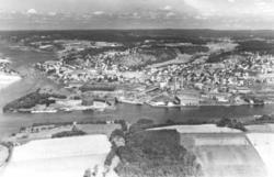 Greaker Cellulosefabrik, Greåker i Tune.