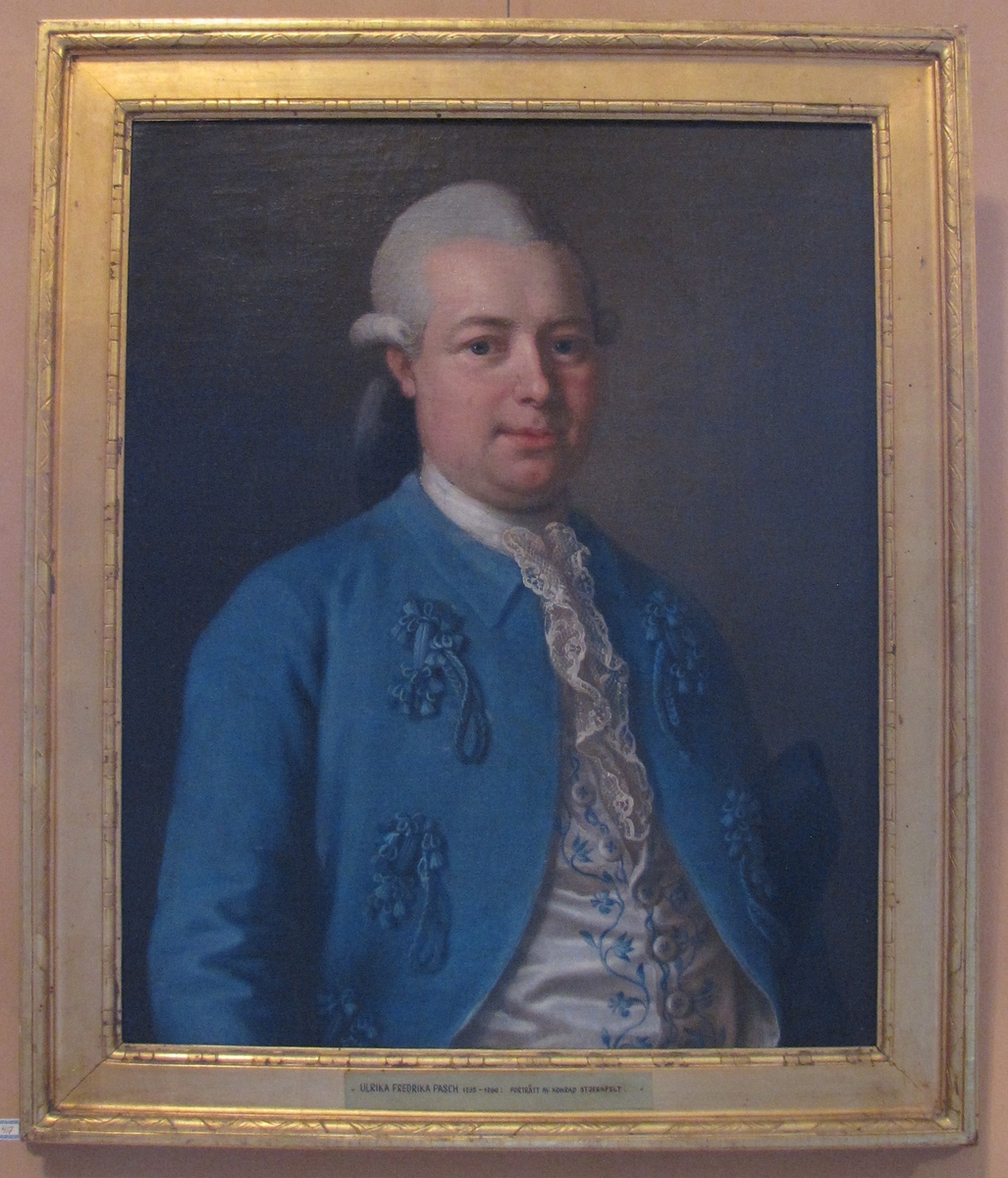 Porträtt av Konrad Stjernfeldt.
