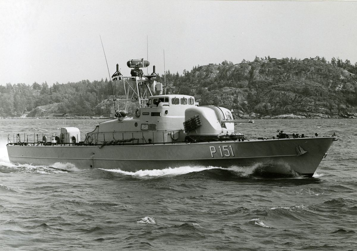 Patrullbåten Jägaren (P 151).