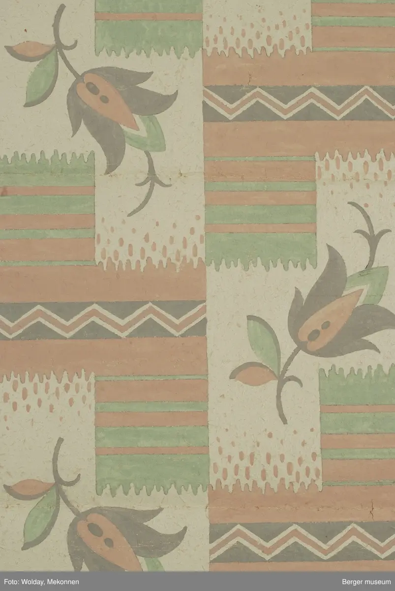 Tulipaner og border danner firkanter