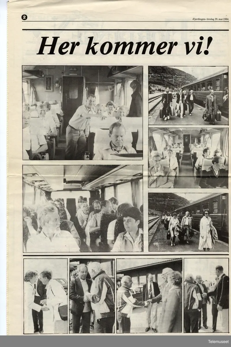 IBM - veteraner i Loen 1984 - 25 års klubb - avisutklipp