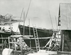 Kutteren 'Utowana' under bygging