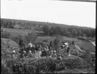 Skolbarn i vila på Laxekullen.