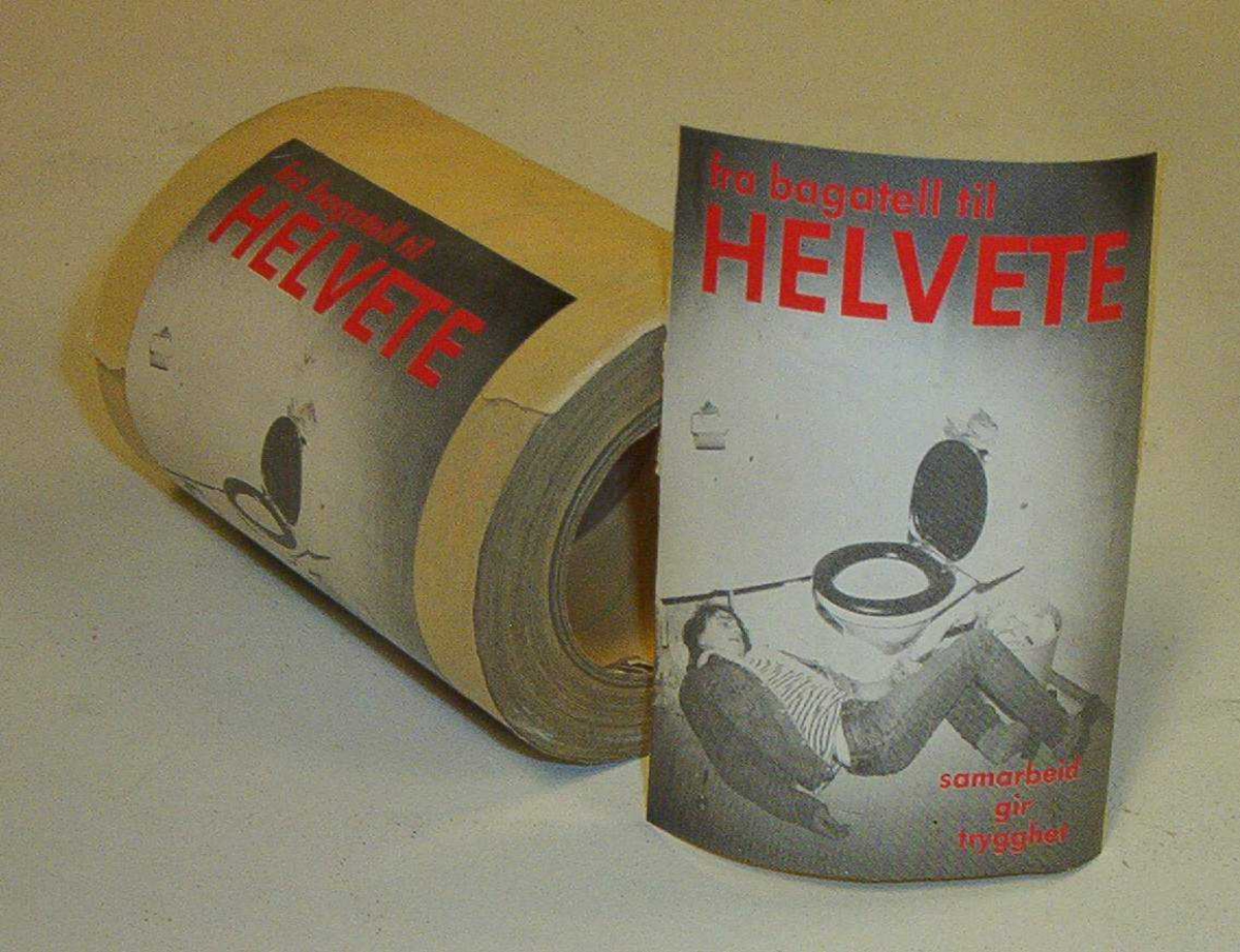 Kampanjemateriell. To ruller klistermerker.