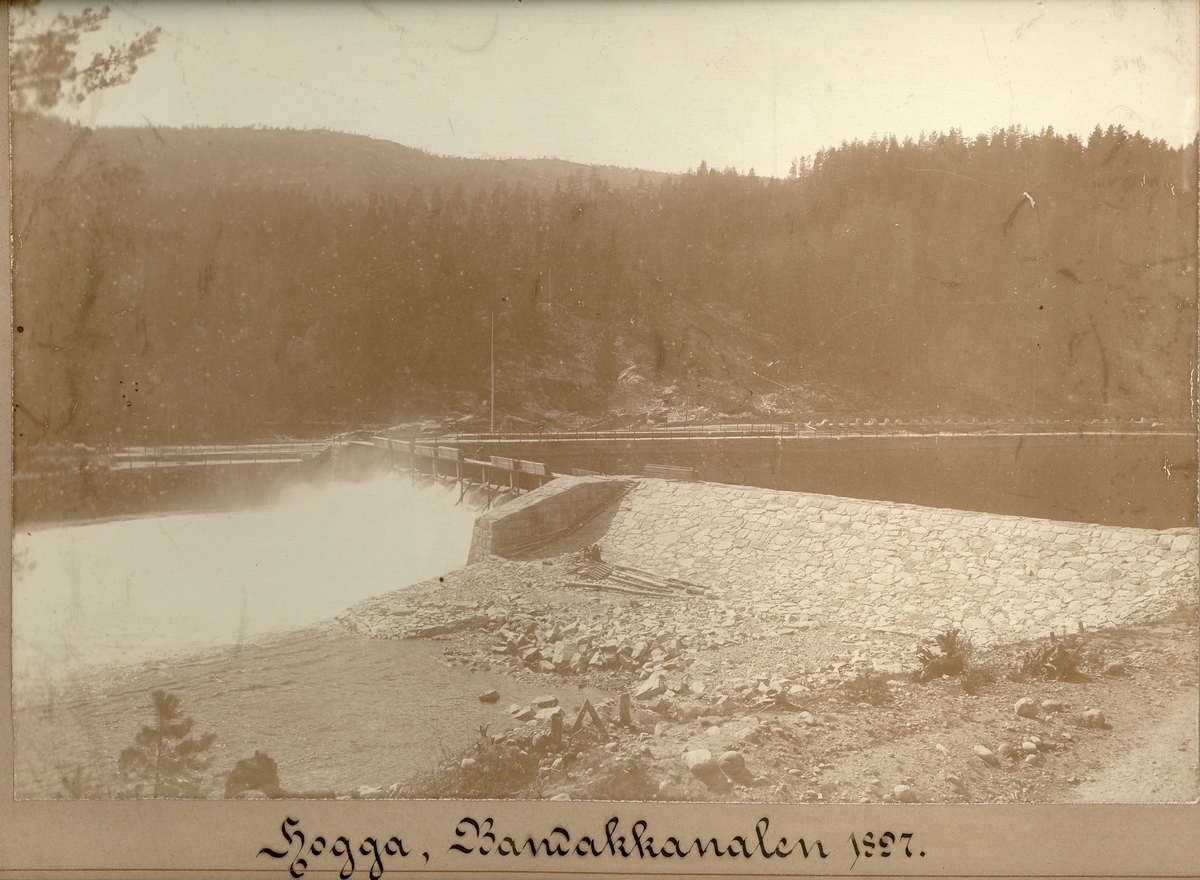 Hogga, Bandakkanalen 1897