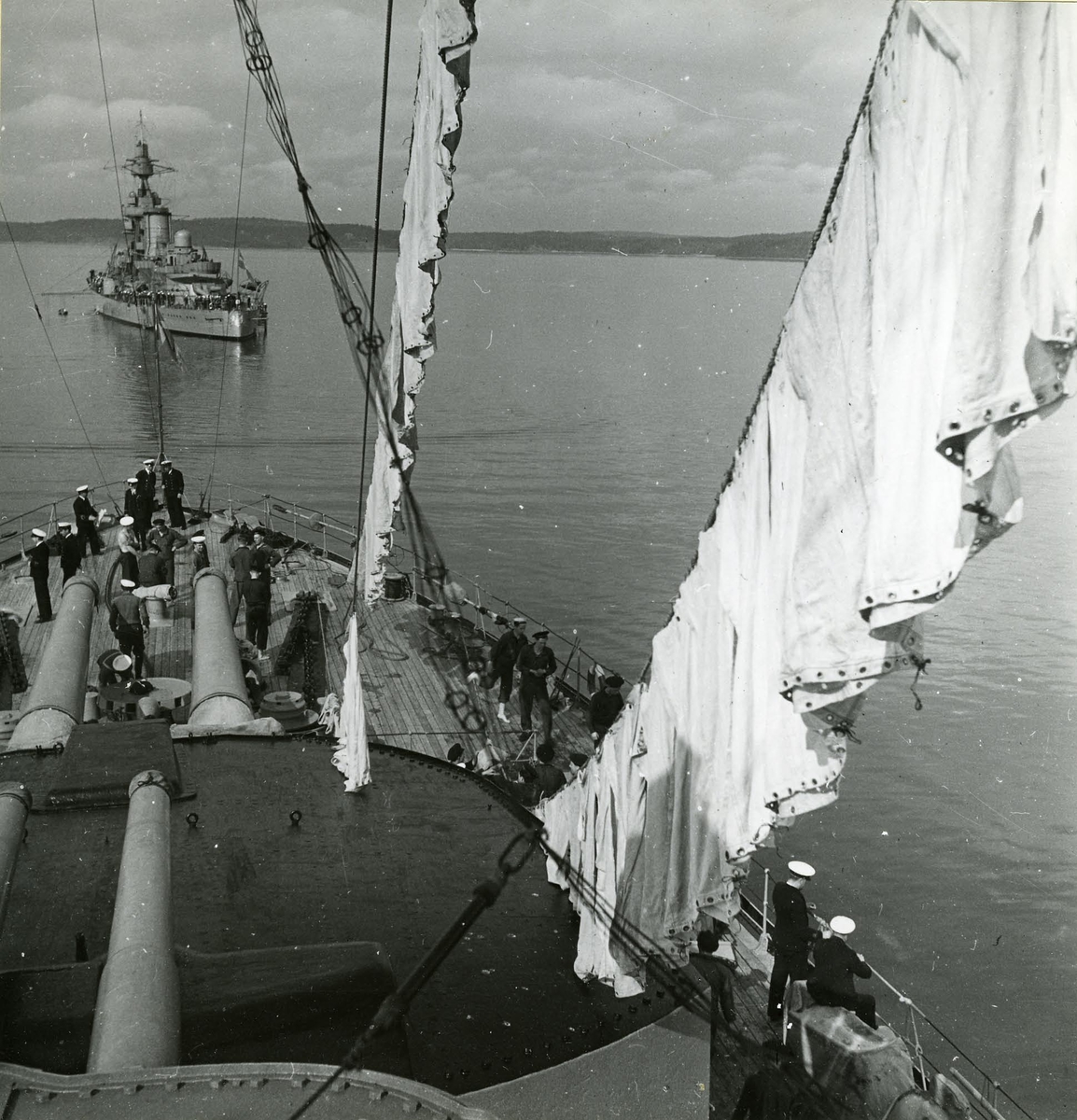 Under eskaderövning 1938.