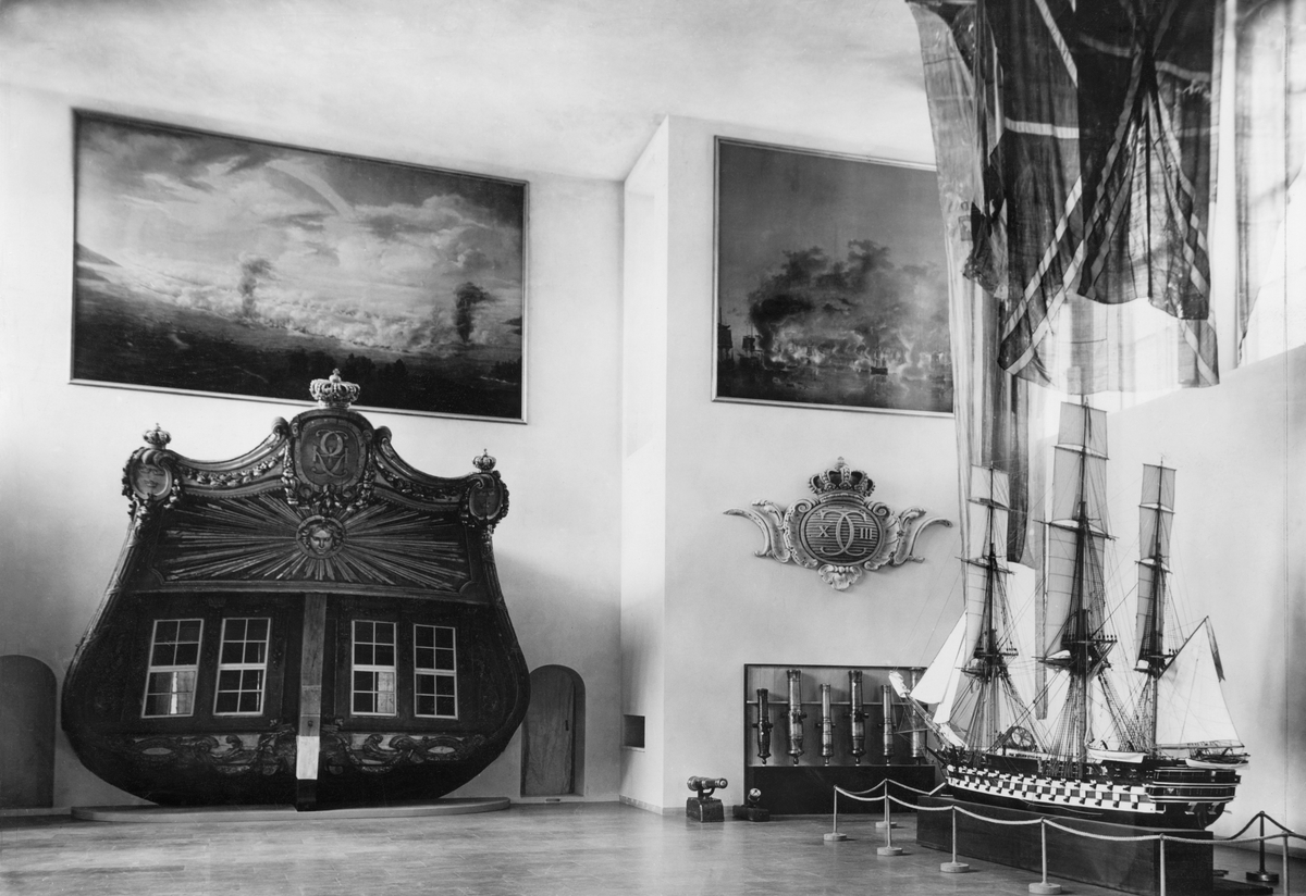 Minneshallen i Sjöhistoriska museet.