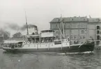 Passagerarångfartyget Kalmarsund VIII i Kalmar hamn omkring 1915