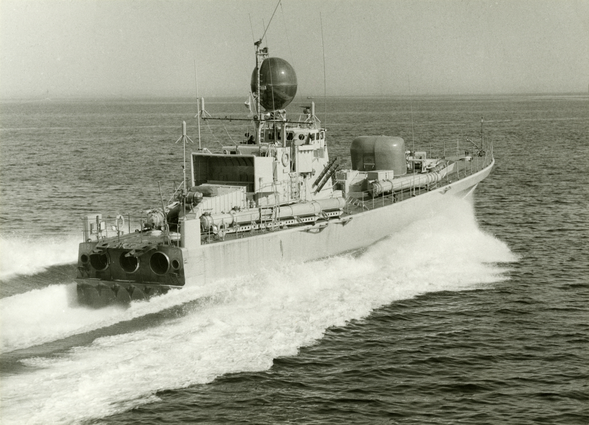 Spica (T 121), första torpedbåten i serien T 121–T 126.