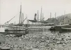 Ångfartyget NORRVIKEN omkring 1924. Fartyget trafikerade Lysekil-Strömstad.
Kapten Karlsson 