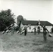 KA 1. Ungdomsutbildning. Övning i semaforering, juli 1950. Instruktör Ljt. Wahlberg.