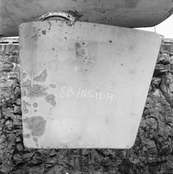 Jag, Södermanland korn, skador i botten roder och propeller