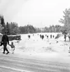 Från DM i skridskoåkning på Rönnevattnet, Uddevalla, den 22 januari 1961