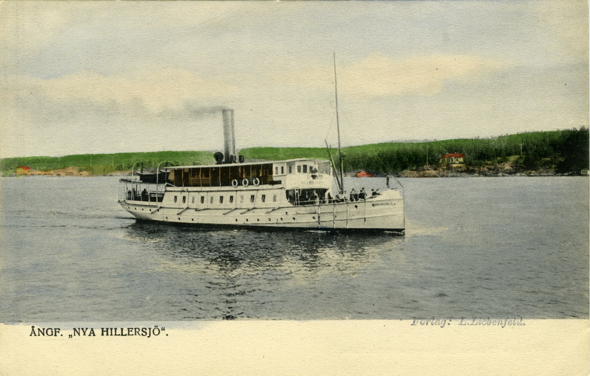 Ångf. "Nya Hillersjö". Förlag: L. Liebenfeld.