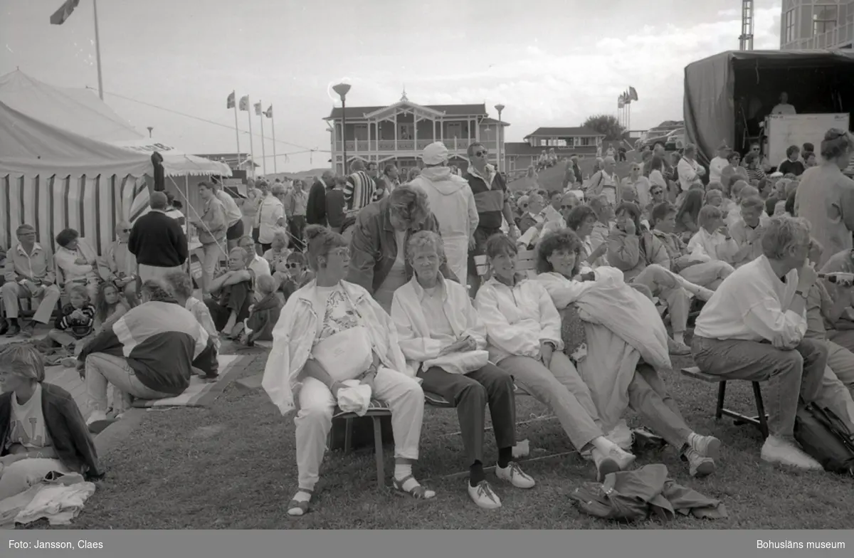 Text till bilden:"Jazzfestivalen i Lysekil 1991-07-13".