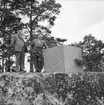 Transport och resning av monument