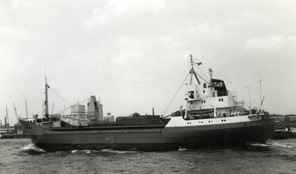 Ägare:/1971-77/: Schulte & Bruns Baltic Schiffahrts-Ges. K.G. Hemort: Bremen.