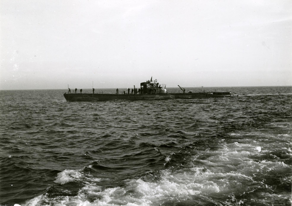 U-båten Sjöormen i kustflottan år 1944.