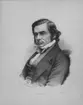 'Porträtt av Thomas Henry Huxley (1825-1895). Konstnär Rud. Hoffmann, porträttet år 1860 utifrån ett fotografi i London. ::  :: Ingår i serie med fotonr. 6975:1-31.'