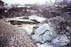 'cylinderskred, rotationsskred, skålskred ::  :: Ingår i serie med fotonr. 7033:1-168 med bilder från Tuveskredet som skedde 30 november 1977'