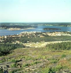 En grupp bilder tagna norrut från Södra berget.