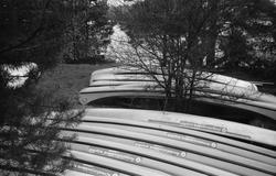 Annestorpsdalens scoutkårs läger vid Djursjön i Lindome, år 