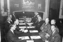 KSSS styrelse i mitten av 1950-talet. Tiden kan fastslås gen