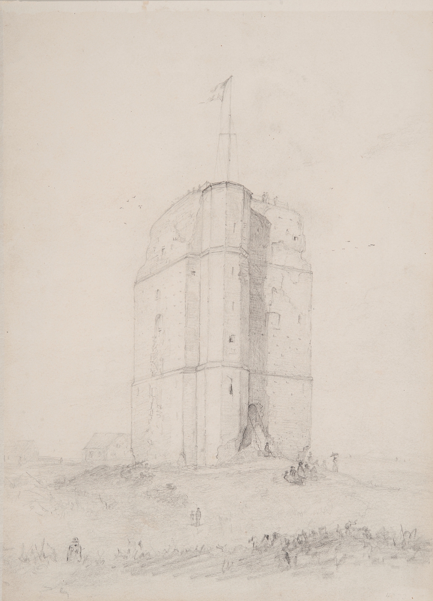 Framsida; Fiskebåtar, den närmast liggande har stagfocken halvt hissad och på backen sitter eller står några män och en hund. 

Frånsida: Hälsingborgs “ Kärna” före restaureringen, på krönet en flaggstång med hissad flagg.