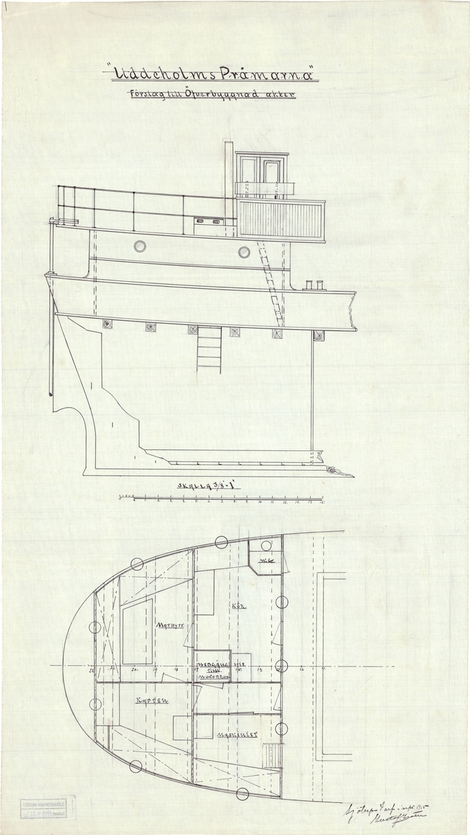 förslag till överbyggnad akter