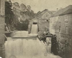 Akerselva ved Bjølsen Mølle og Sandaker mølle.