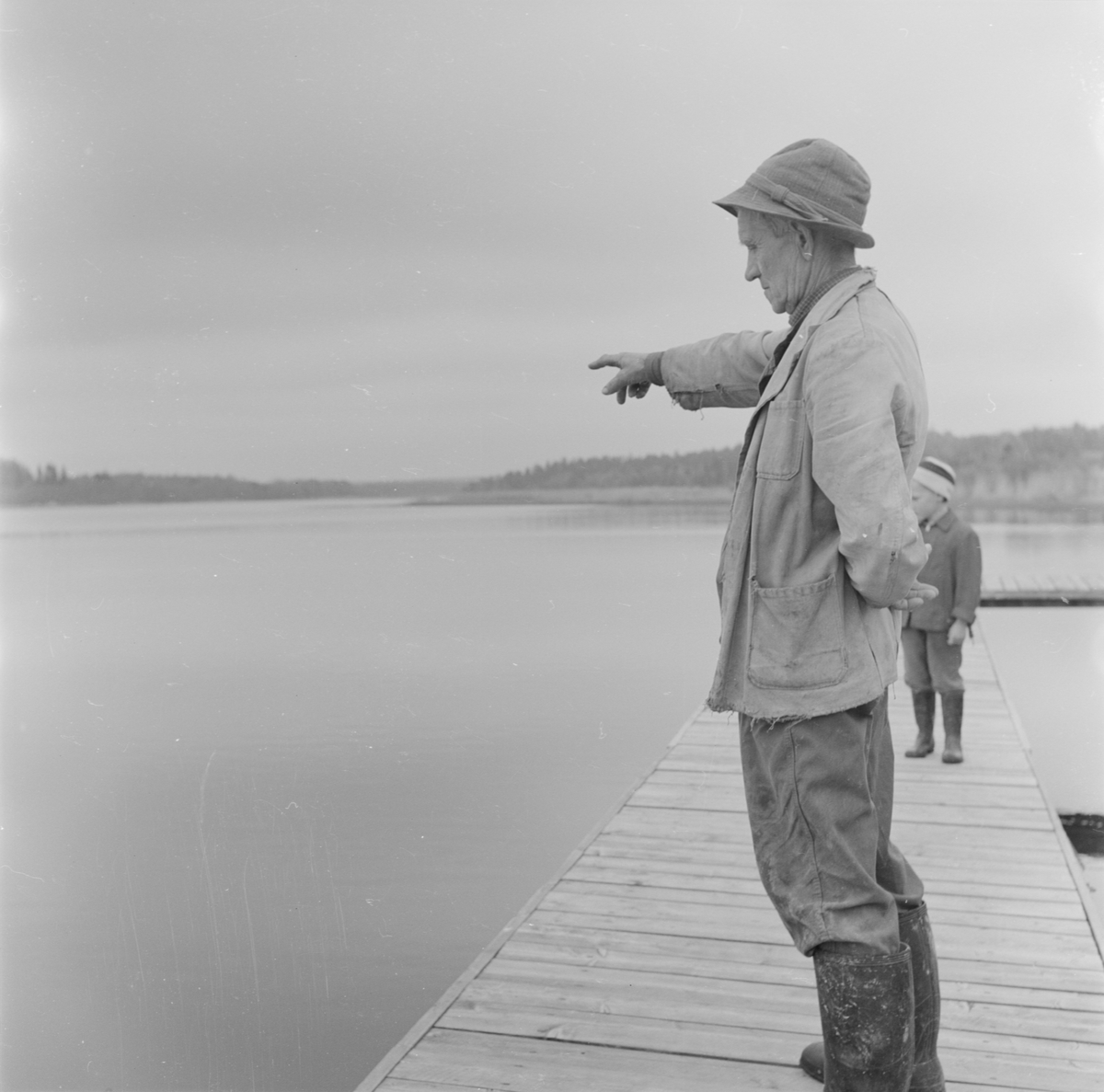 "Ryssjöbadet", Österunda socken, Uppland 1962